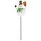 16" Iron Snowman Christmas Holiday Indoor Outdoor Pick, 3ct.